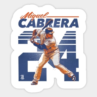 Miguel Cabrera Detroit Retro Sticker